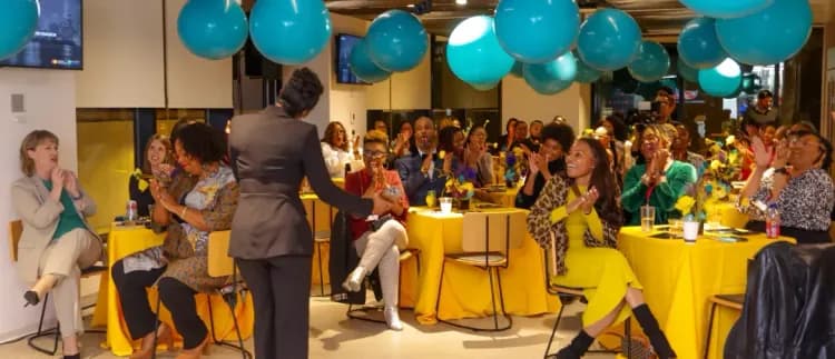 An OVU celebration of ELEVATE entrepreneurs. Photo courtesy of Carol Lee Rose.